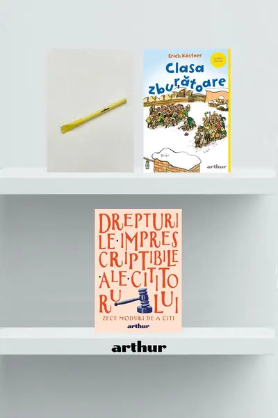 Pachet promo Classic Yellow (Clasa zburătoare paperback, agendă și pix) - Erich Kästner
