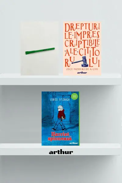 Pachet promo Funny Green (Harriet spionează, agendă și pix) - Louise Fitzhugh
