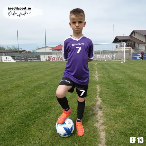 PACHET PROMO KIT GIVOVA Echipament fotbal personalizat copii si adulti PEF13PP XS, Mov