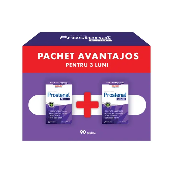 Pachet Prostenal Night, 60 + 30 tablete, Walmark