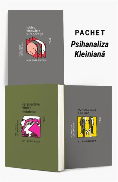 Pachet Psihanaliza Kleiniană. Iubire, vinovăție și reparație/Perspective clinice kleiniene/Metoda clinică a lui Bion - Melanie Klein