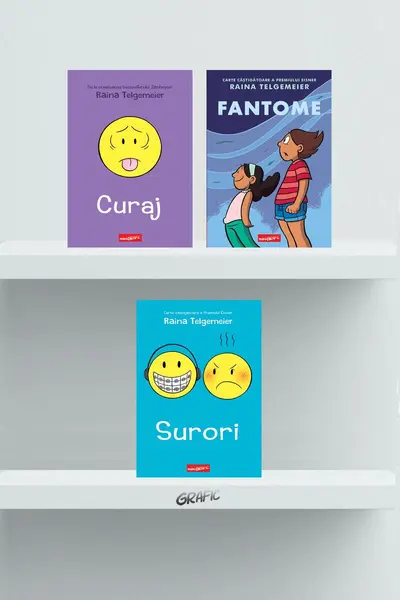 Pachet Raina Telgemeier (Fantome, Curaj, Surori) - Raina Telgemeier