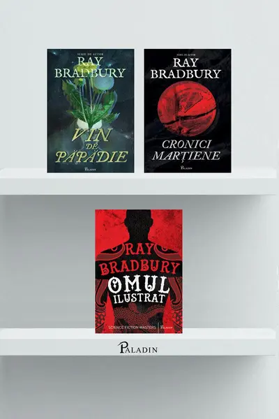 Pachet Ray Bradbury (Omul ilustrat, Cronici, Vin de păpădie)