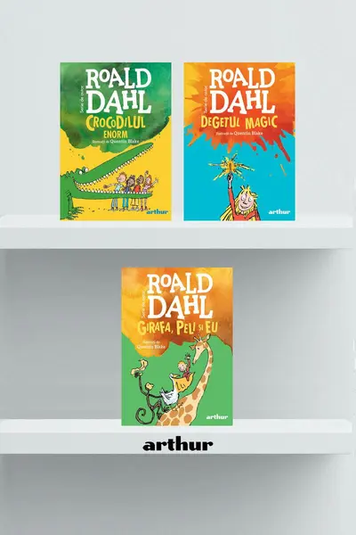 Pachet Roald Dahl (Girafa, Crocodilul, Degetul magic) - Roald Dahl