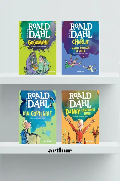 Pachet Roald Dahl (Gogomanii, Din copilărie, Danny, Charlie)