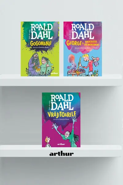 Pachet Roald Dahl ( Gogomanii, Vrăjitoarele, George)