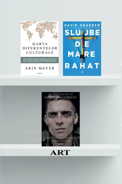 Pachet Sapiens (Harta diferențelor culturale, Tribul, slujbe de mare rahat) - Erin Meyer, David Graeber,...