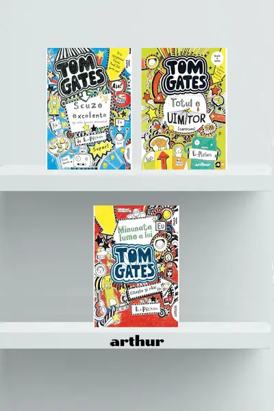 Pachet seria Tom Gates (primele 3 volume) - Liz Pichon
