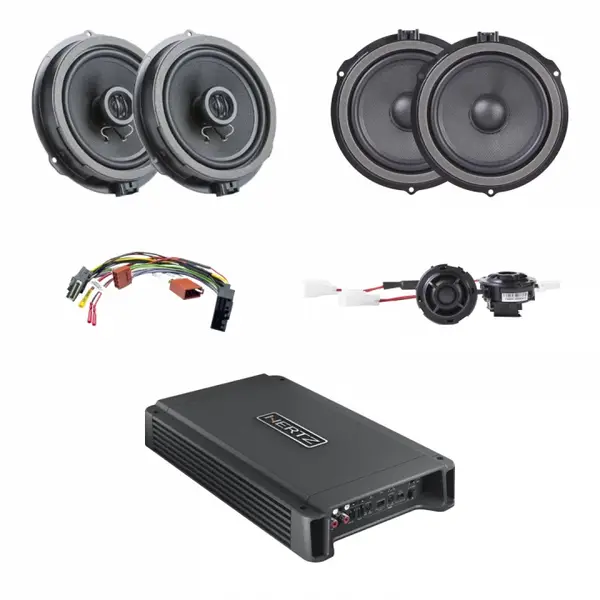 Pachet sistem audio PlugPlay Awave dedicat Ford + Amplificator