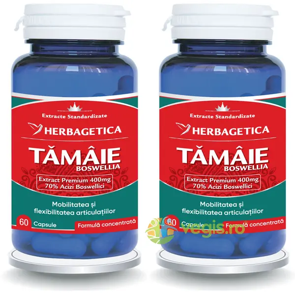 Pachet Tamaie (Boswellia Serrata) 60cps+60cps (50% reducere la al doilea produs)