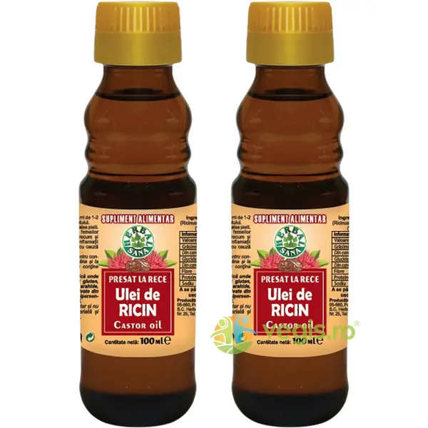 Pachet Ulei de Ricin Presat la Rece 100ml+100ml