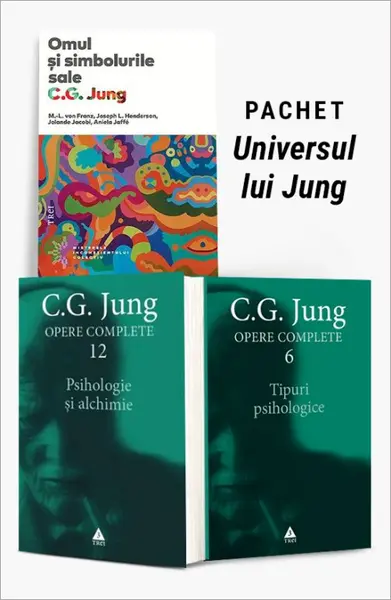 Pachet Universul lui Jung . Omul și simbolurile sale/Psihologie și alchimie/Tipuri psihologice - C.G. Jung