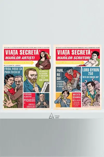 Pachet Viaţa secretă ( Viaţa secretă a marilor scriitori, Viața secretă a marilor artiști)
