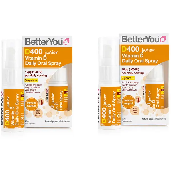 Pachet Vitamina D400 Junior Spray Oral 15ml + 15ml