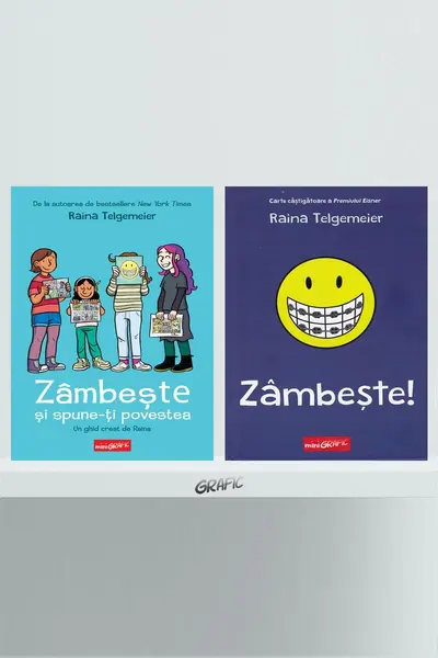 Pachet Zâmbește! (2 volume) - Raina Telgemeier