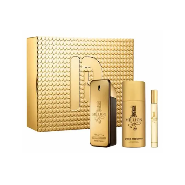 Paco Rabanne 1 Million Set cadou pentru bărbați Volum 100 ml EDT + 100 ml gel de duș + EDT 10 ml
