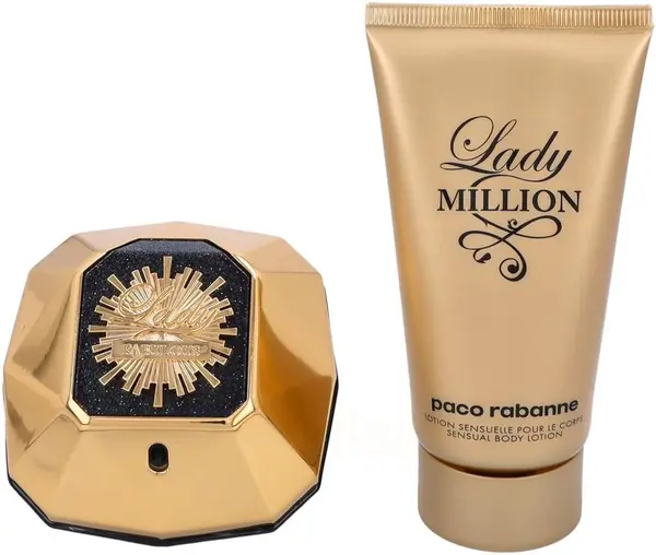 Paco Rabanne Lady Million Set Fabulous - Apă de parfum și Loțiune, 50 + 75 ml
