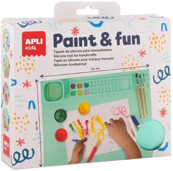 Pad de desen din silicon Apli - Verde