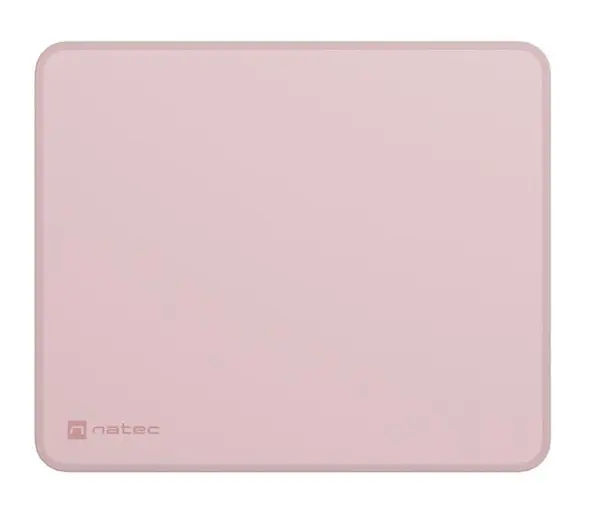 Pad de mouse Natec - Colors, 30 x 25 cm, moale, roz