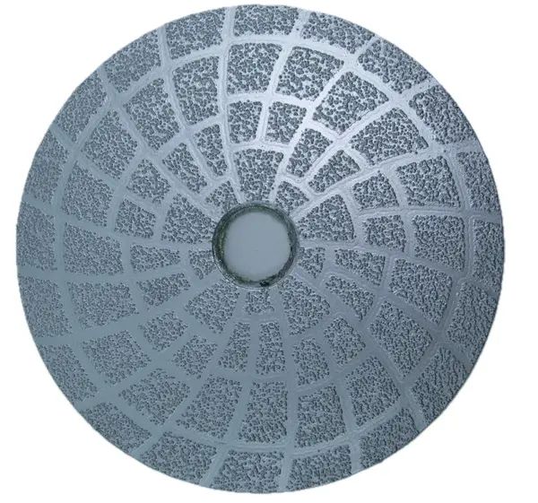 Paduri / dischete diamantate brazate in vacuum pt. slefuire uscata #50 Ø125mm - DXDY.DRYPADVACU.125.0050