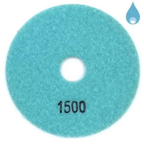Paduri / dischete diamantate pt. slefuire umeda #1500 Ø100mm - DXDY.WETPAD.100.1500
