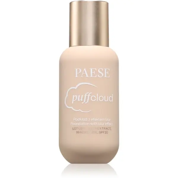 Paese Puff Cloud Foundation make-up ultra light SPF 20 culoare 01 Light Beige 37 ml