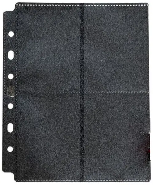 Pagină pentru păstrarea cărților Dragon Shield - 8-Pocket Clear Sideload Page