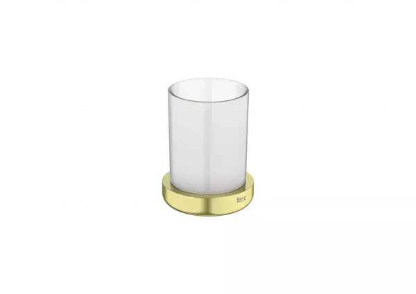 Pahar baie Roca Tempo A817022VA0, pe blat, metal/sticla, mat, Alama