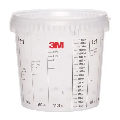 Pahar gradat pentru mixare vopsea 3M 2300ml