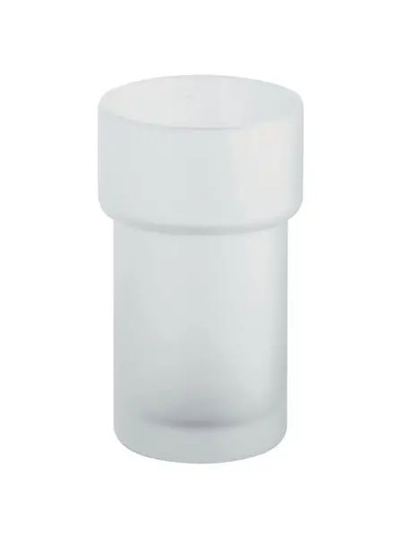 Pahar Grohe 40254000, mat, sticla, Alb