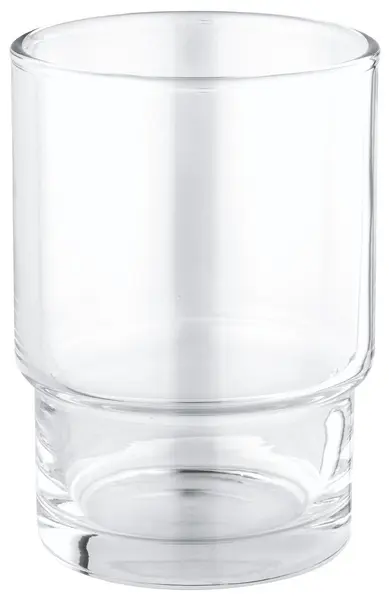 Pahar Grohe, Start Glass, sticla, compatibil cu suporturile 41194 si 41097