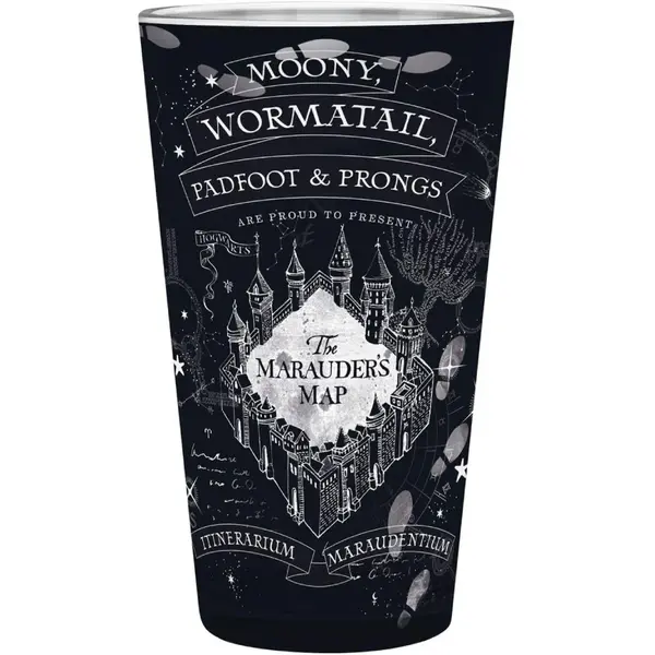 Pahar Mare Harry Potter - 400ml - Marauder's Map