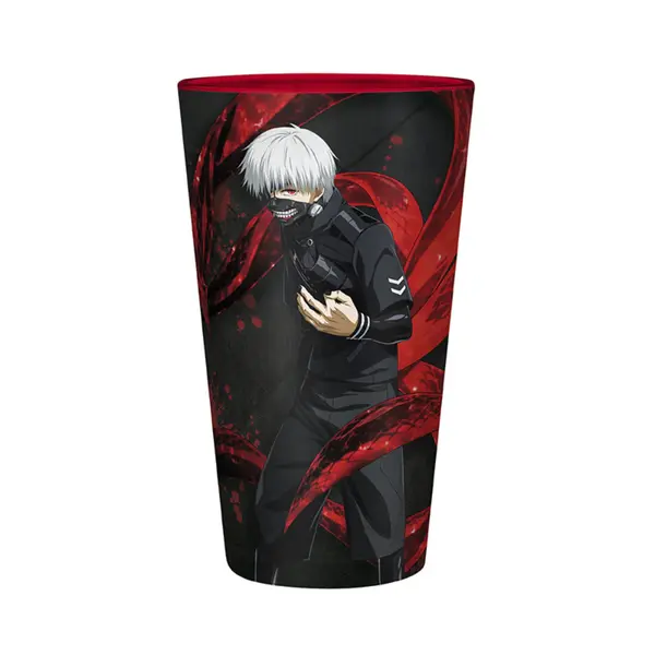 Pahar Mare Tokyo Ghoul - 400 ml - Kaneki & Mask