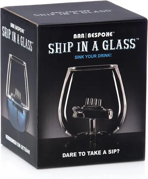 Pahar Mikamax - Ship In A Glass, 600 ml