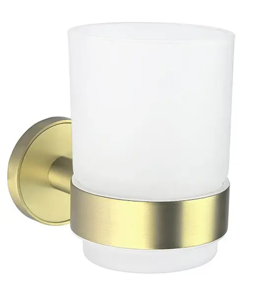 Pahar pentru periuțe de dinți Inter Ceramic - Lusso, Gold