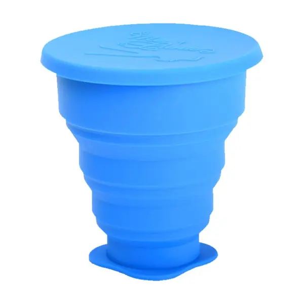 Pahar pliabil pentru igienizarea cupei menstruale 225ml Roz