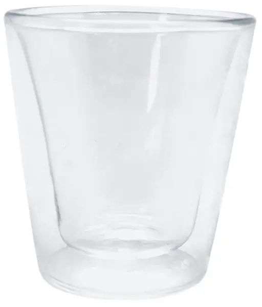 Pahare din sticlă cu pereți dubli Nerthus - 100 ml, 2 buc