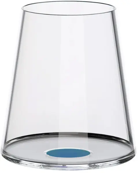 Pahare pentru vin roșu Trebonn - SplitGlass, 2 bucăți , 450 ml, albastru