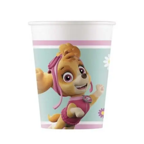 Pahare petrecere paw patrol skye & everest 200 ml