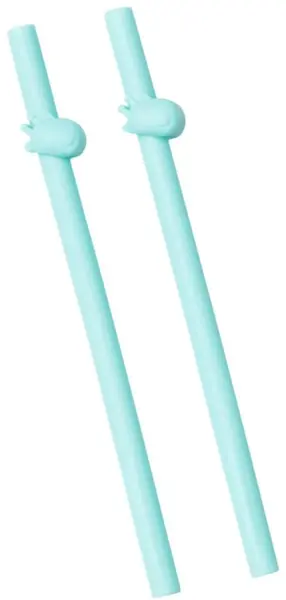 Paie din silicon Wee Baby - Albastru, 2 buc