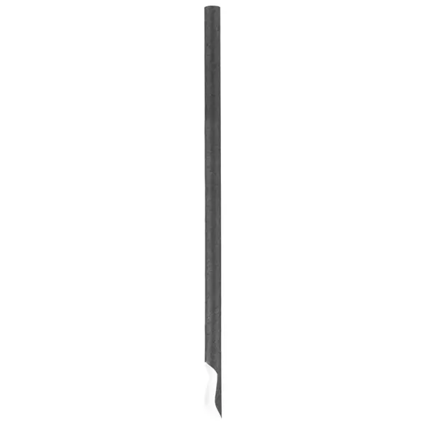 Paie Hartie Negre cu Lingurita 8 mm, 125 Bucati