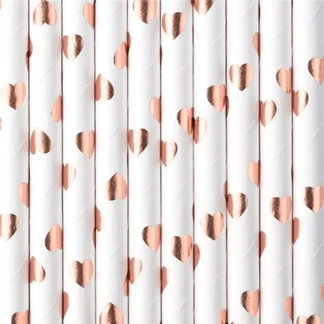 Paie rose gold inimi 19.5 cm