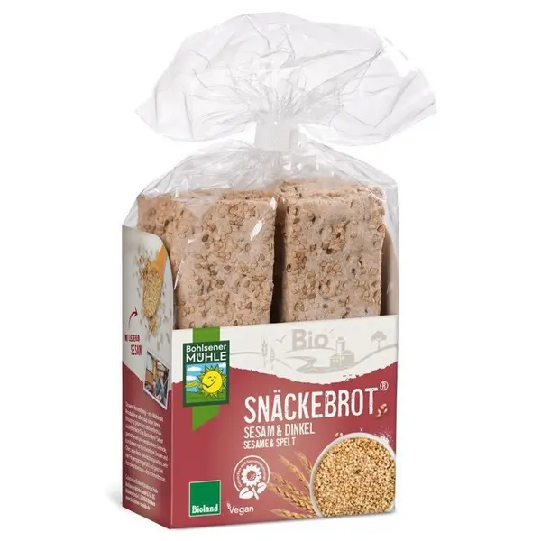 Paine Bio Crocanta cu Susan si Grau Spelta, 200 g, Bohlsener Muhle