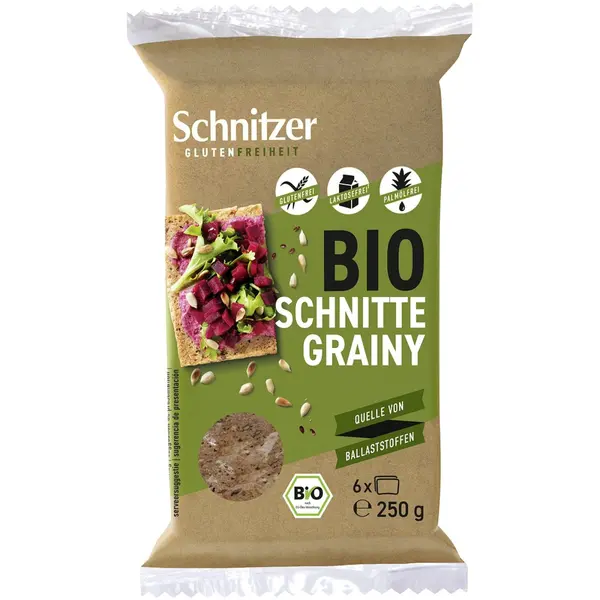 Paine cu seminte 6 felii fara gluten, eco - 250 g