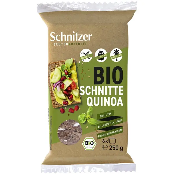 Paine din quinioa fara gluten 6 felii, eco - 250 g