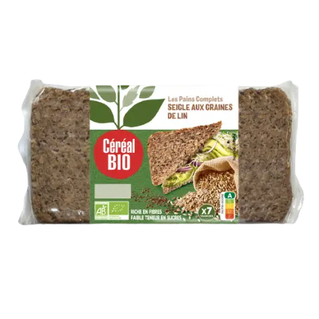 Paine integrala de secara, ovaz si in bio, 500g, Cereal Bio