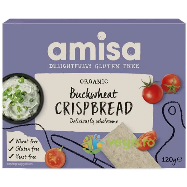 Painici din Faina de Hrisca Integrala fara Gluten Ecologice/Bio 120g