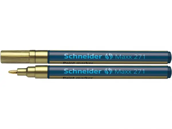 Paint Marker cu varf rotund,model Schneider Maxx 271,6 culori