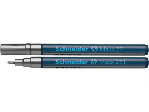 Paint Marker cu varf rotund,model Schneider Maxx 271,6 culori