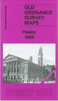 Paisley 1858. Renfrewshire Sheet 12.02a, Coloured ed, Sheet Map/Gilbert Bell